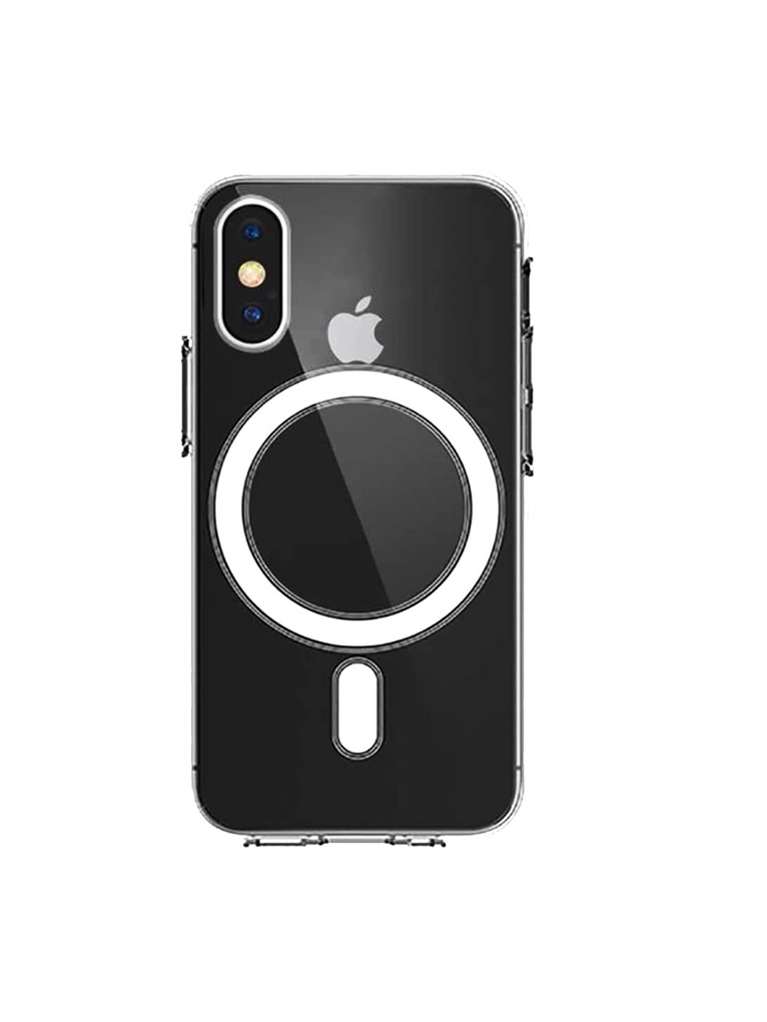 

LIRAMARK Solid Printed iPhone Xs Back Case Mobile Accessories, Transparent