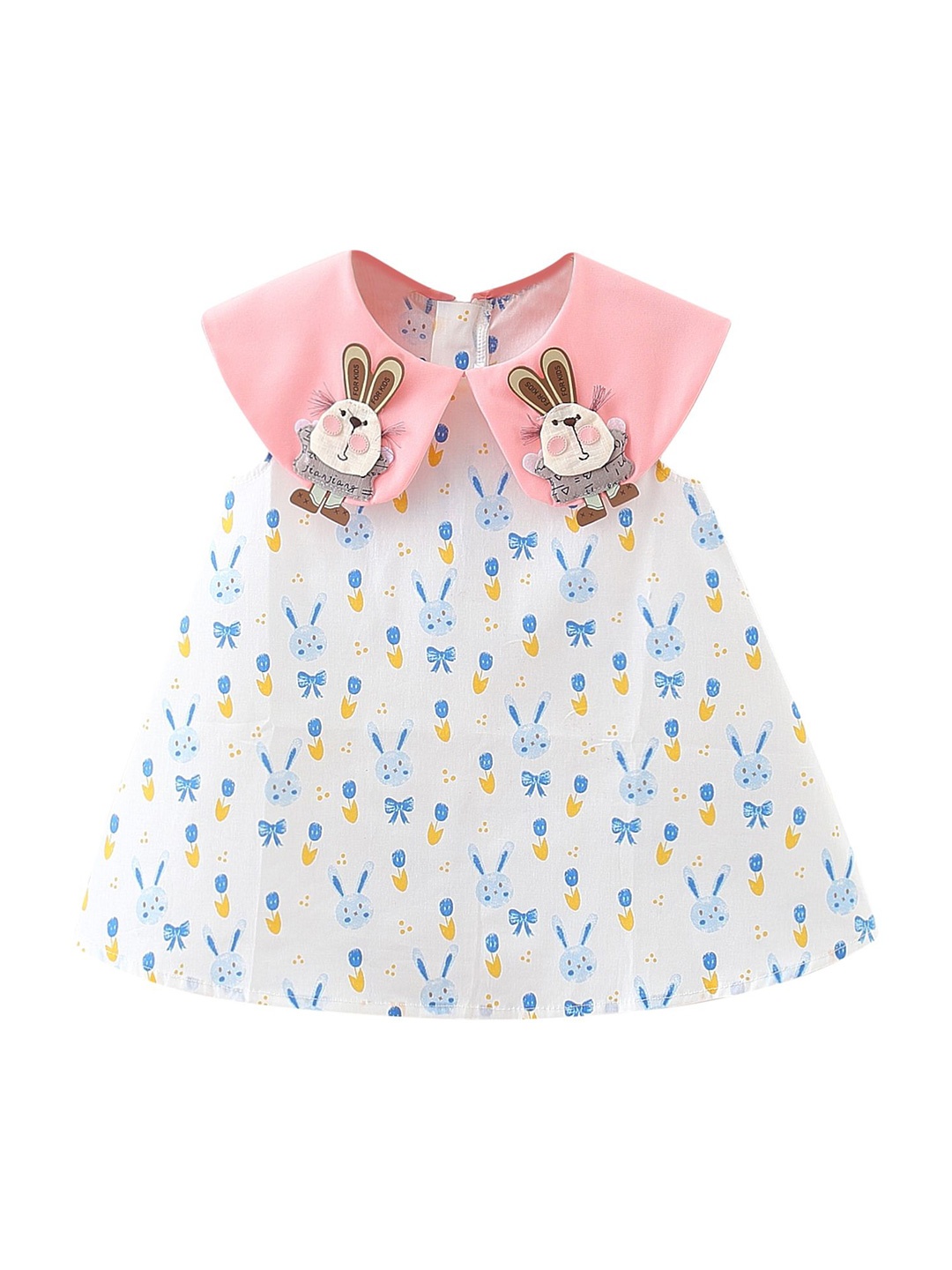 

StyleCast x Revolte Girls Printed Applique A-Line Mini Dress, White