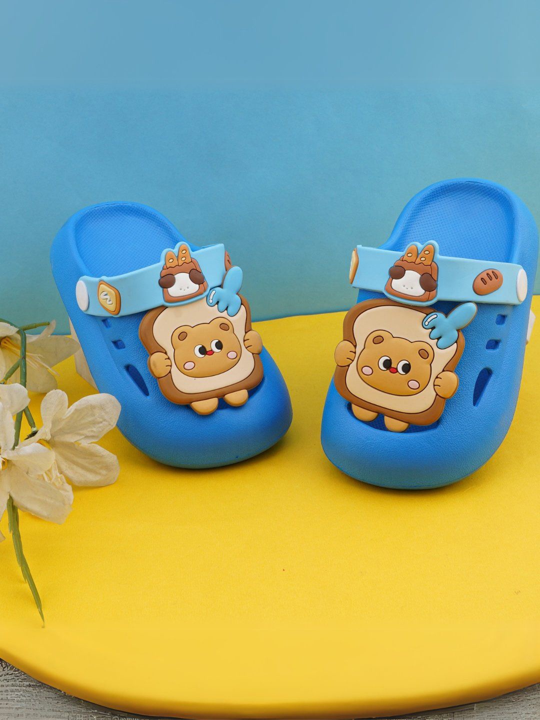 

Miscreef Kids Cute Cartoon Clogs, Blue