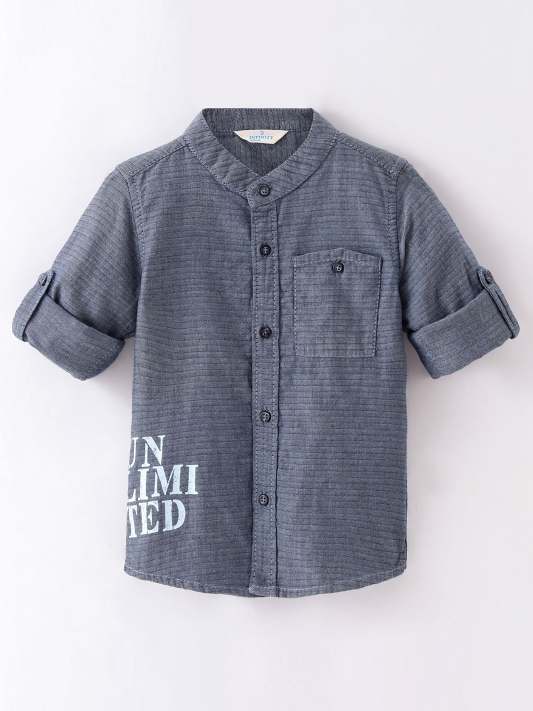 

Infinity Boys Opaque Casual Shirt, Blue