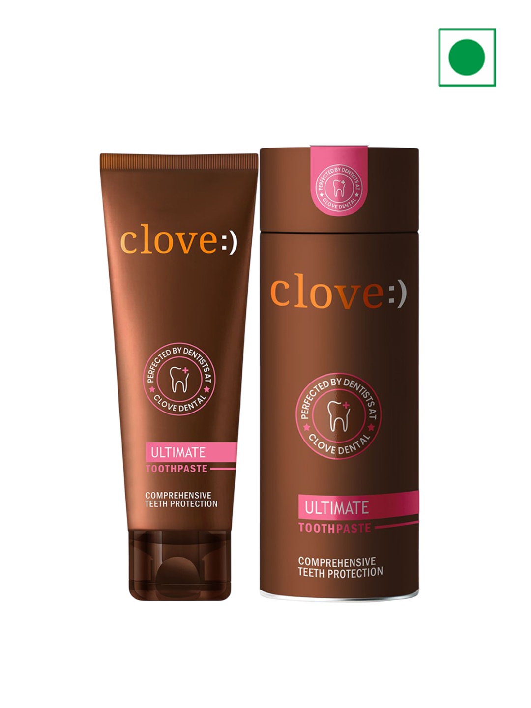 

Clove Oral Care Ultimate Toothpaste For Active Freshness- 100 g, White