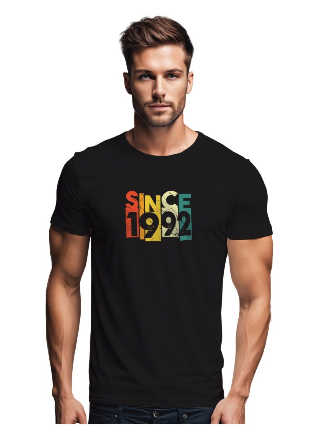 

Tantra Men Typography Printed Pockets T-shirt, Black