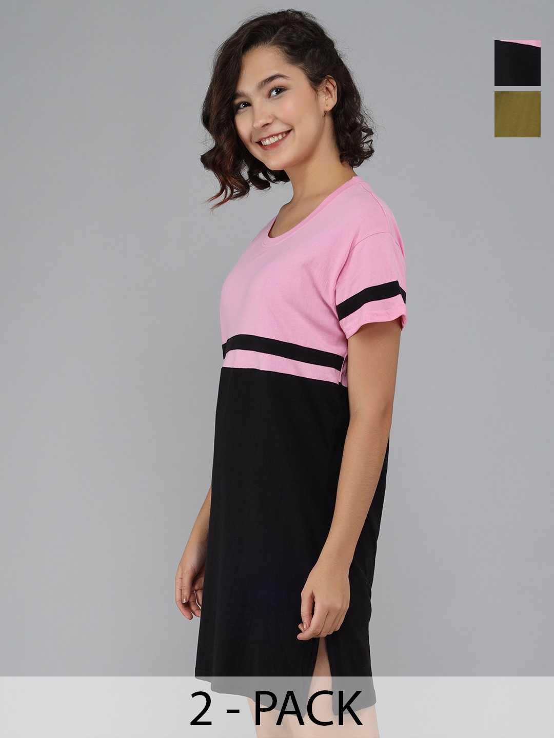 

Dreambe Women 2 Applique T-shirt, Multi
