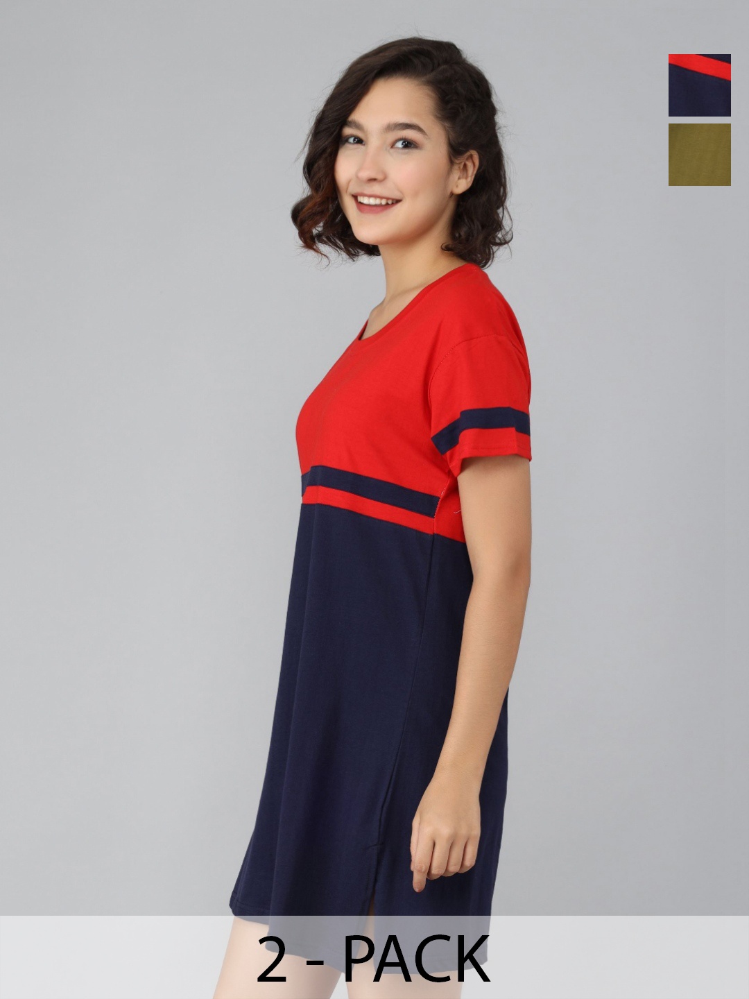 

Dreambe Women 2 Applique T-shirt, Multi