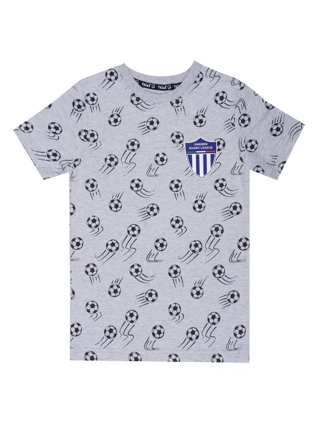 

YALZZ Boys Pockets T-shirt, Grey