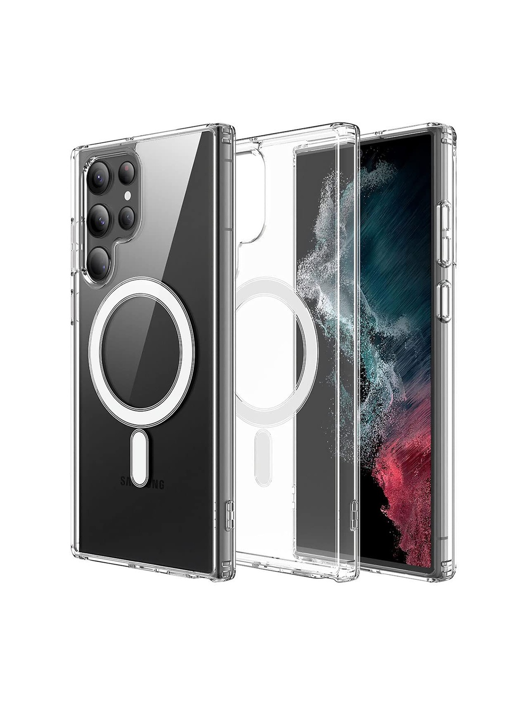 

LIRAMARK Solid Printed Back Case Mobile Accessories, Transparent