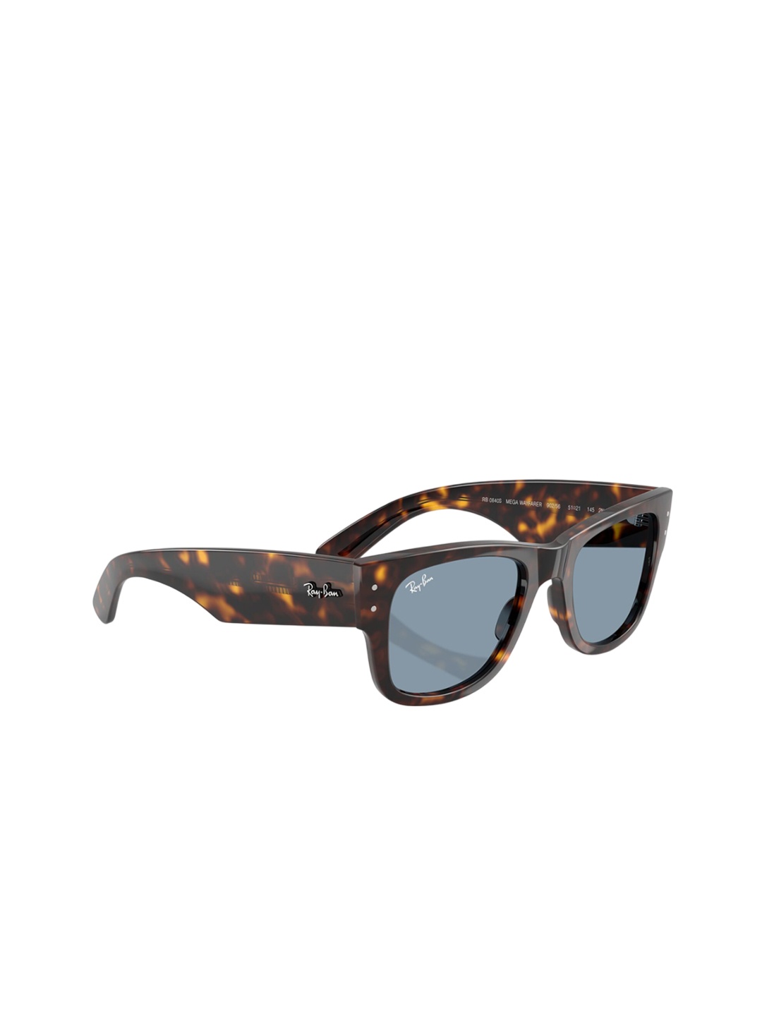 

Ray-Ban Unisex Square Sunglasses with UV Protected Lens, Blue