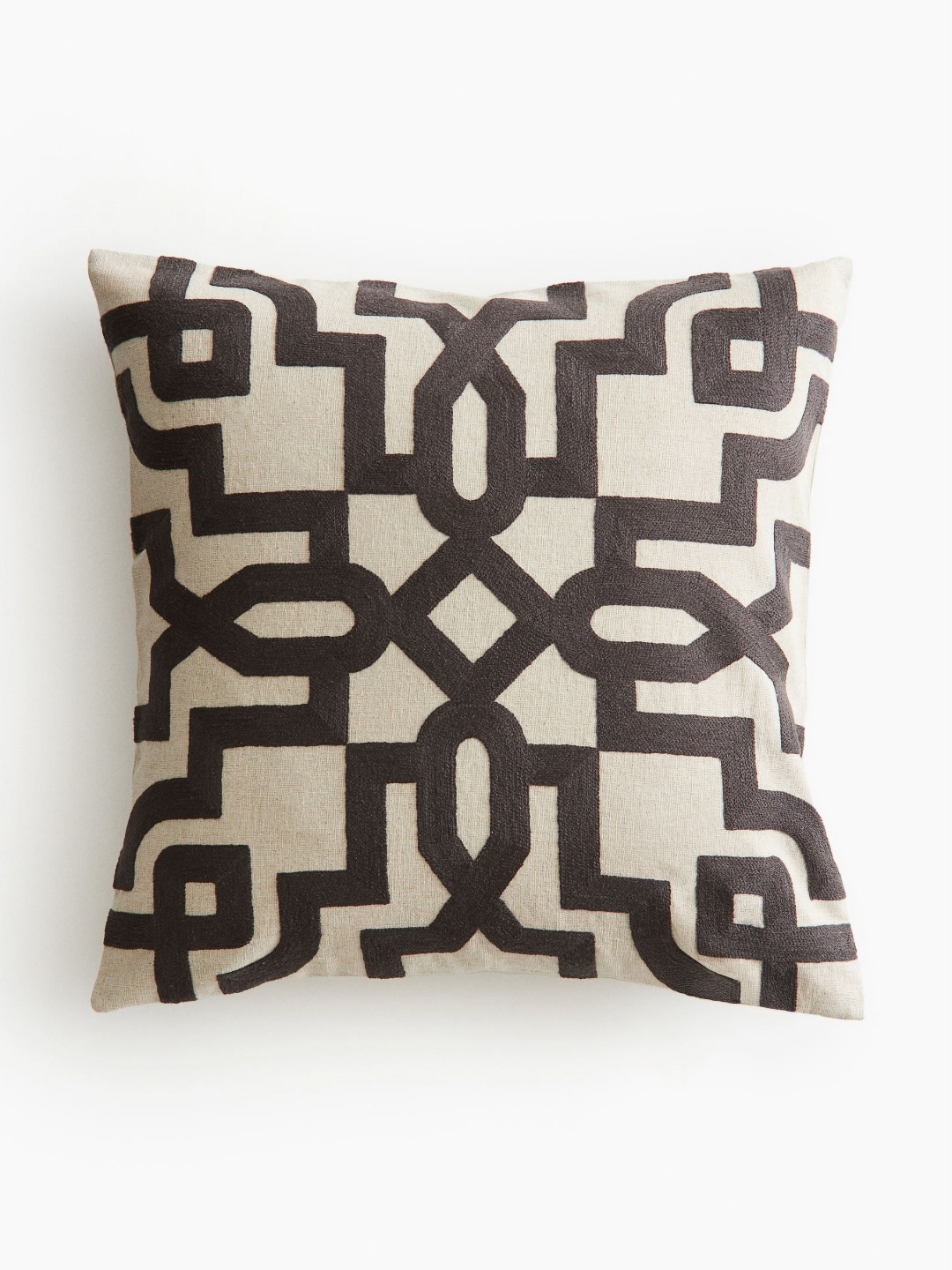

H&M Grey Patterned Cushion Cover