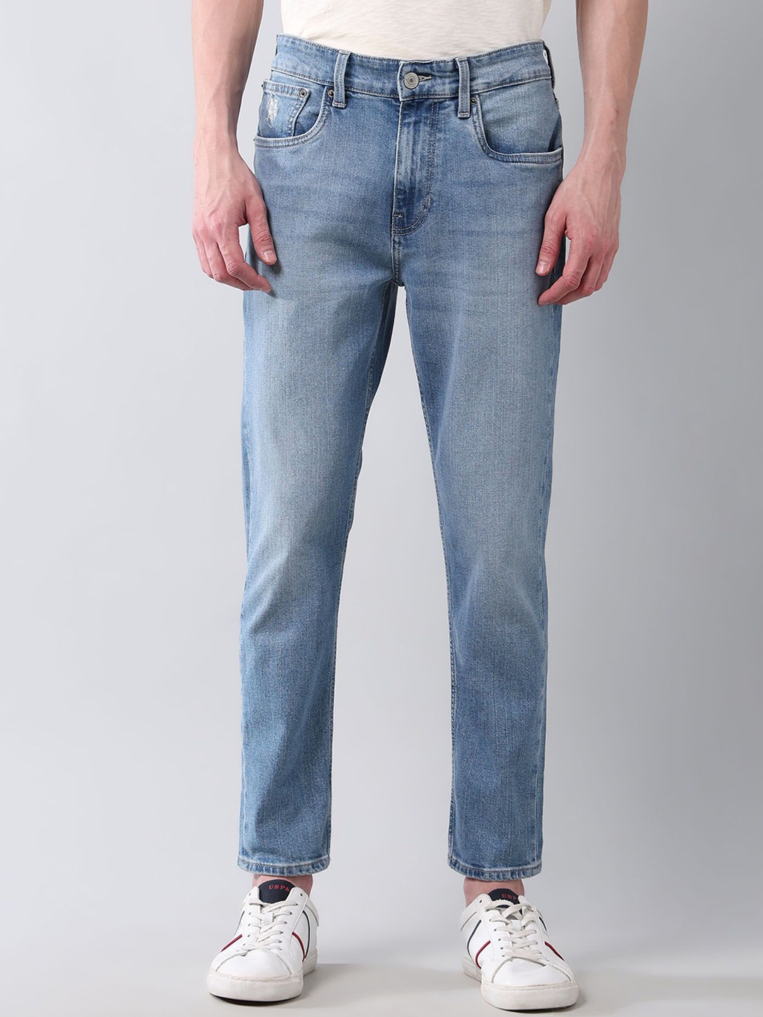 

U.S. Polo Assn. Denim Co. Men Classic Light Fade Mid-Rise Jeans, Blue
