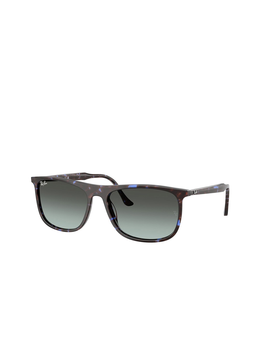 

Ray-Ban Unisex Rectangle Sunglasses with UV Protected Lens, Blue