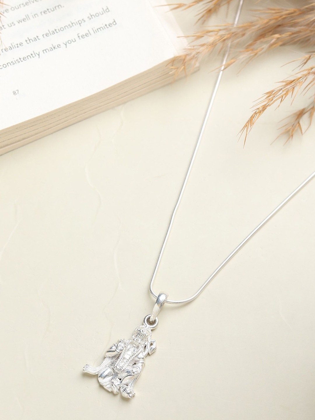 

Metronaut 925 Sterling Silver Hanuman Ji Pendant