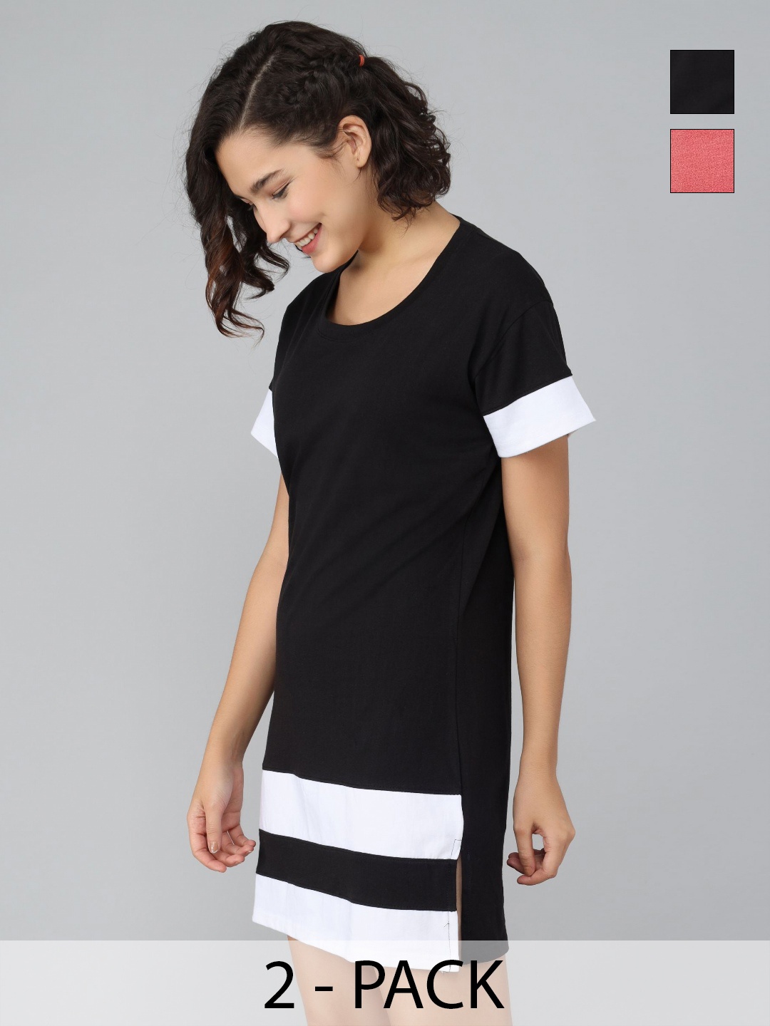 

Dreambe Women 2 Printed T-shirt, Multi