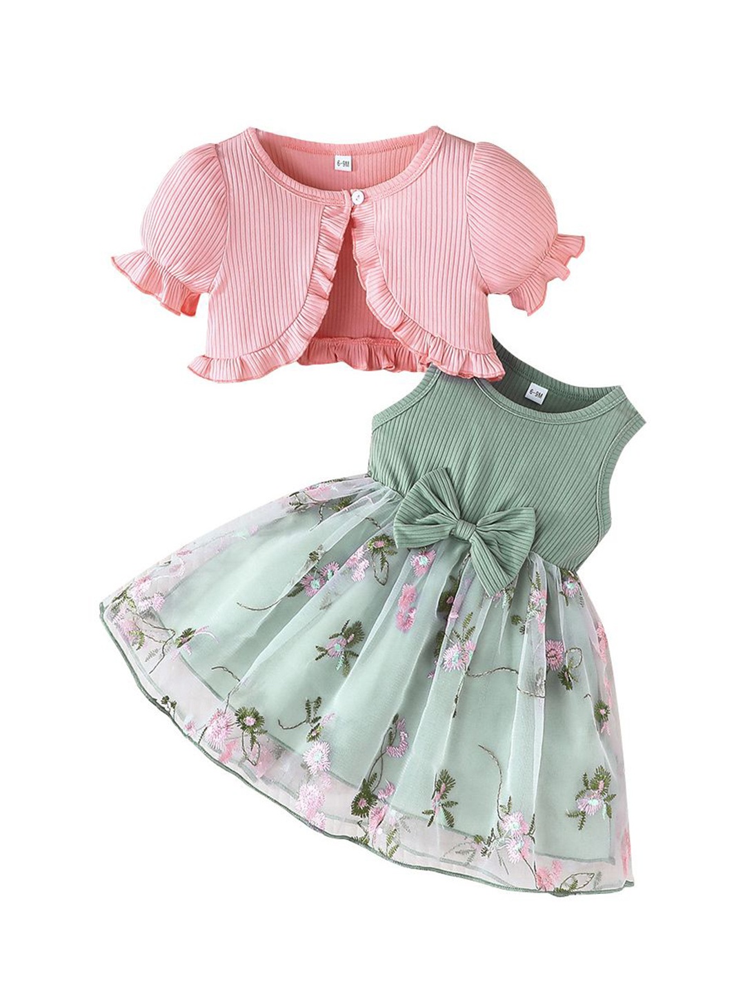 

StyleCast x Revolte Girls Waistcoat With Top, Pink