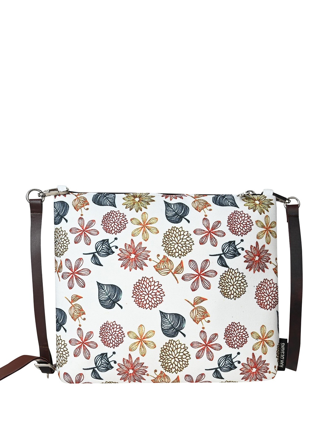

RAK DESIGNS Women Textured Messenger Bag, White