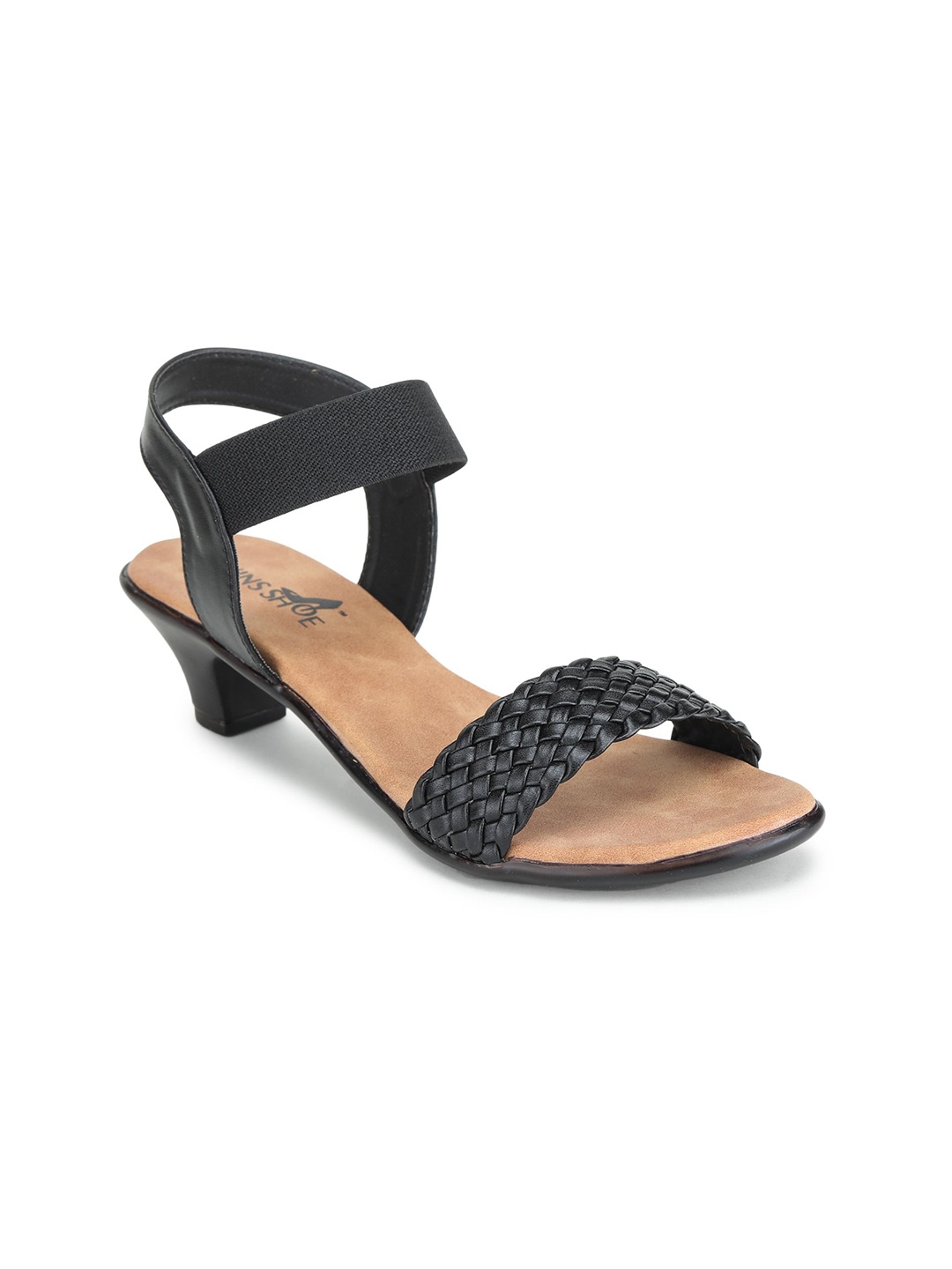 

TWINSSHOE Women Block Heel Sandals, Black