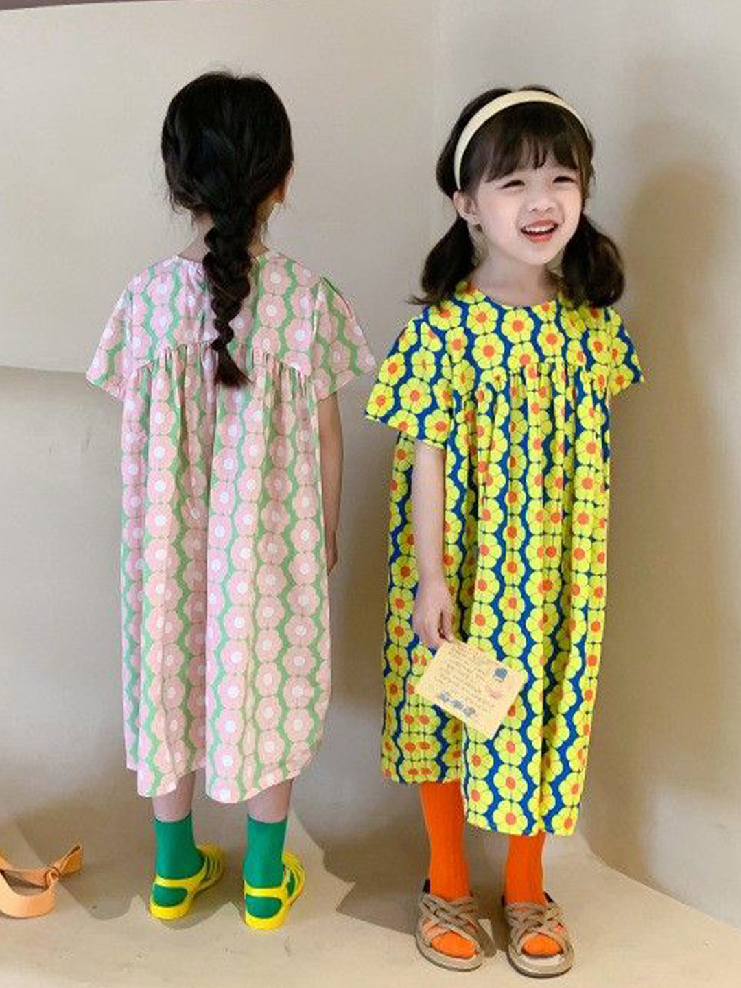 

StyleCast x Revolte Pack Of 2 Floral Print A-Line Dress, Yellow