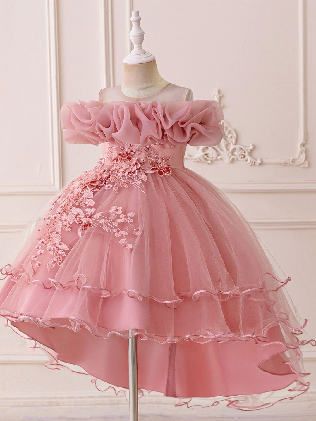 

StyleCast x Revolte Girls Gown Dress, Pink