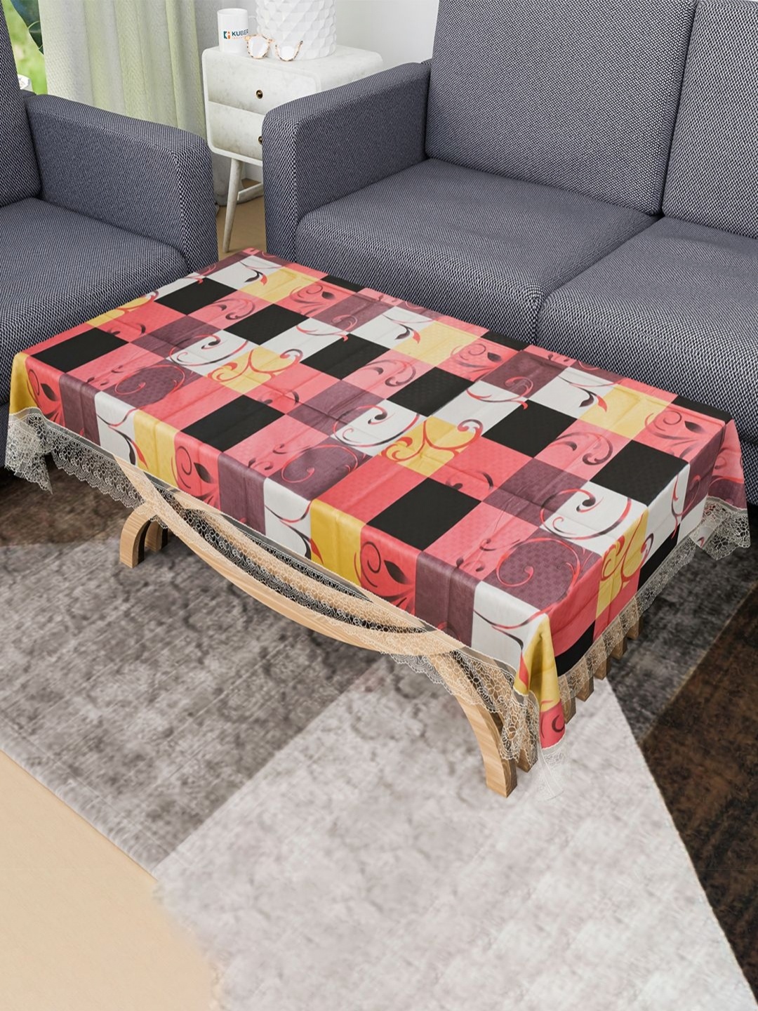 

Aura Black Geometric Printed Waterproof 4-Seater Rectangle 1.48 m x 0.98 m PVC Table Cover