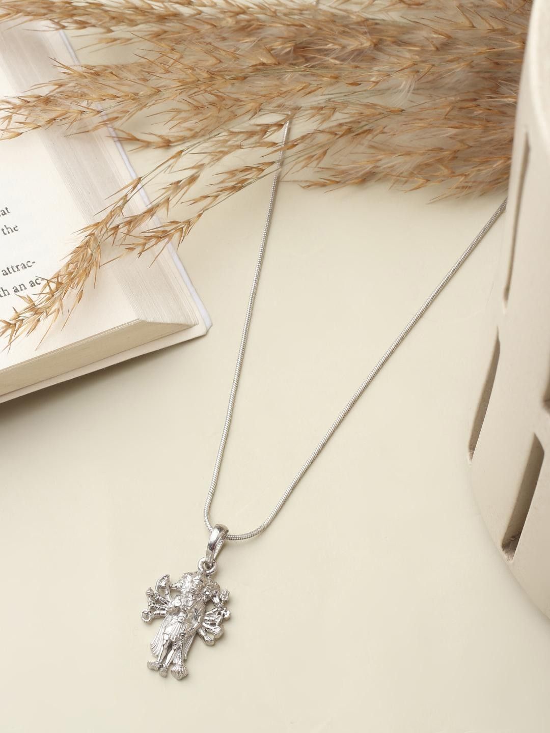 

Metronaut 925 Sterling Silver Panchmukhi Bajrangbali Ji Pendant