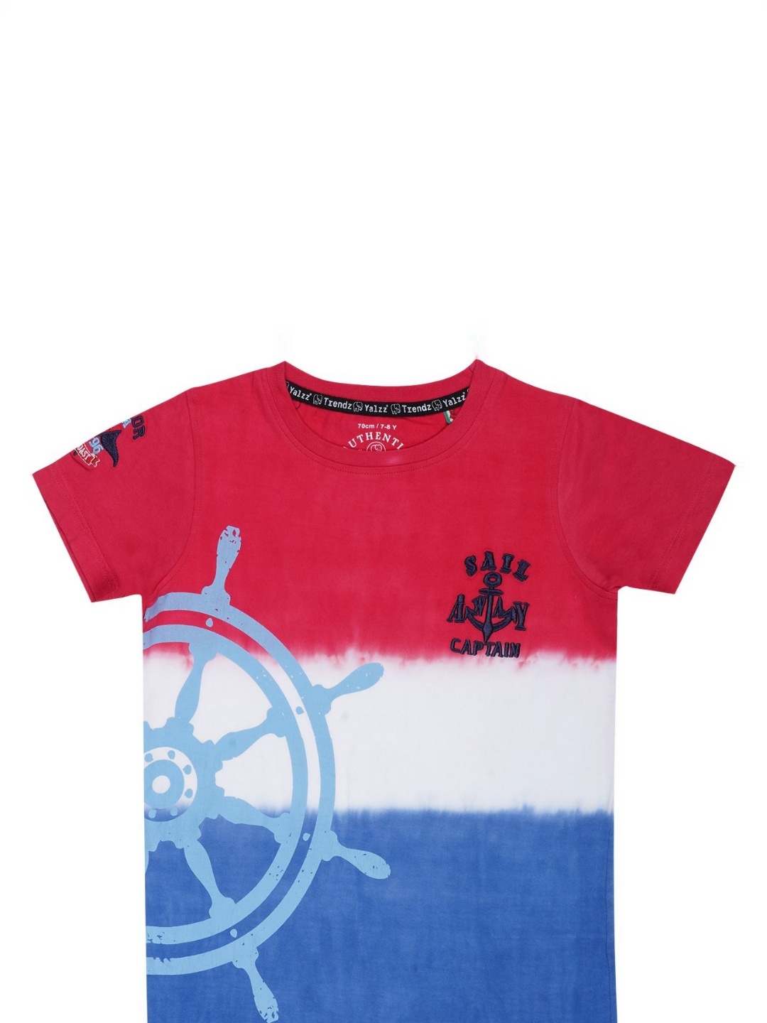 

YALZZ Boys Printed Pockets T-shirt, Multi
