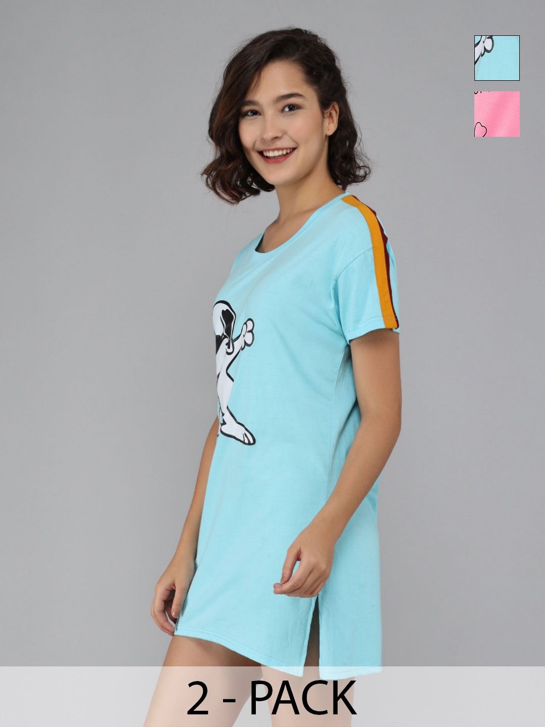 

Christy World Women 2 Printed T-shirt, Multi