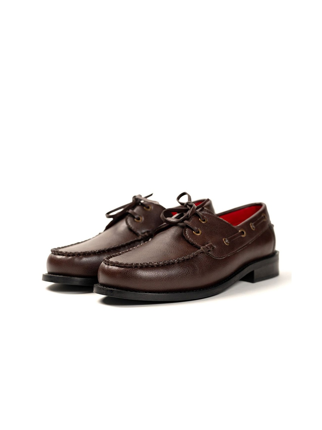 

Theater Women PU Boat Shoes, Brown