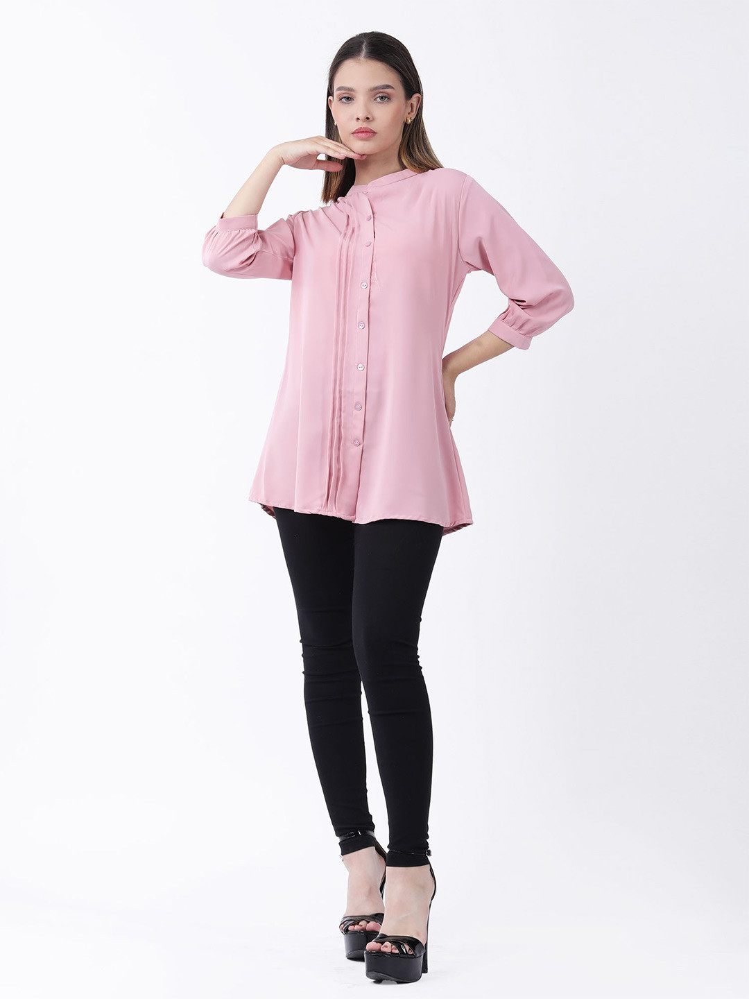 

Raus Fashion Women Shirt Style Top, Pink
