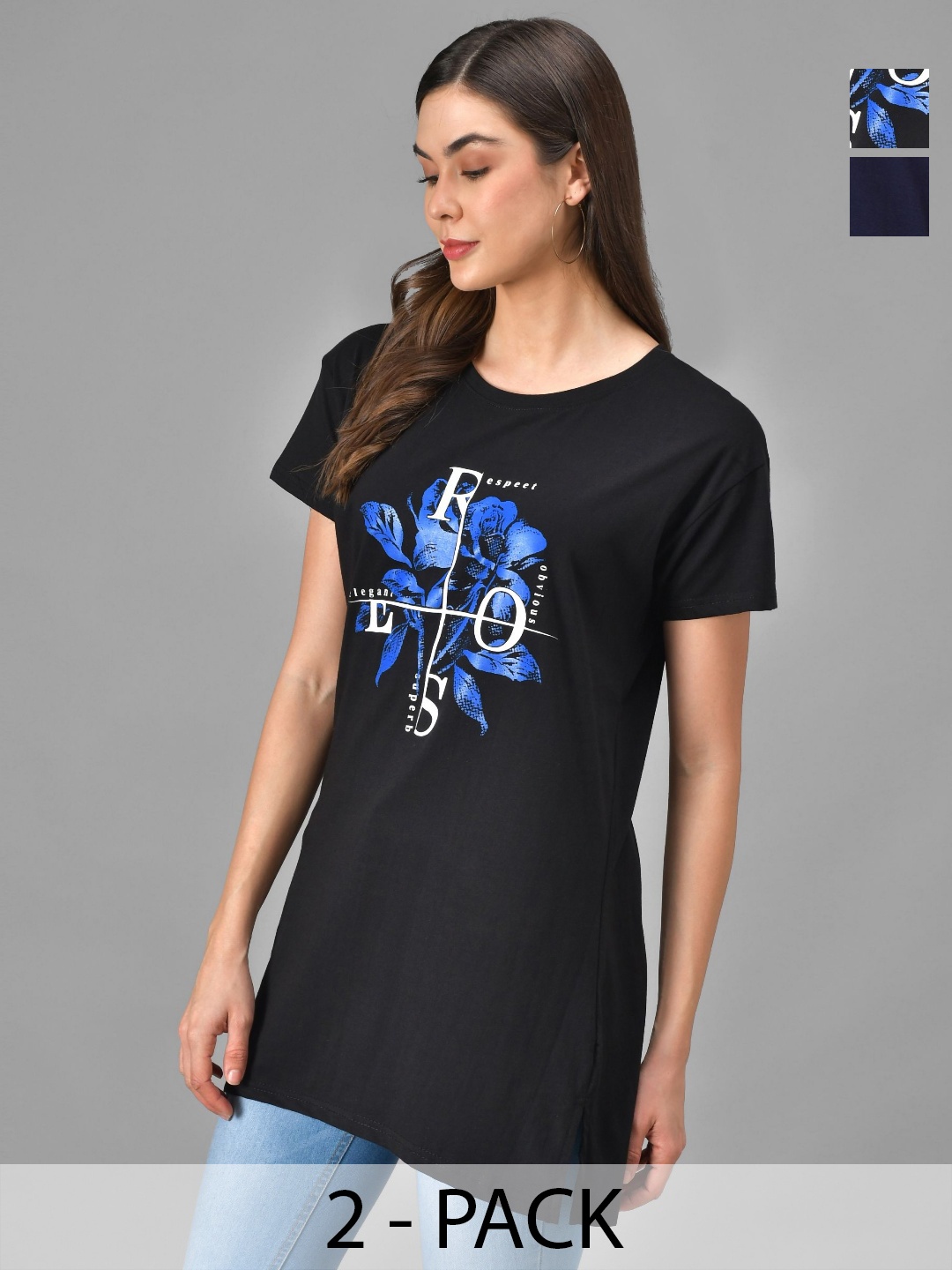 

Dreambe Women 2 Applique T-shirt, Multi