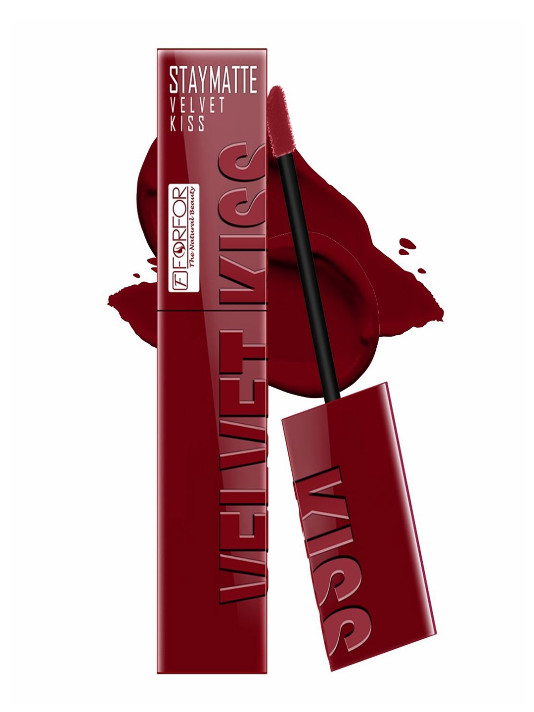 

FORFOR Velvet Kiss Water & Smudge-Proof Matte Liquid Lipstick 3.5 ml Shade-09, Maroon