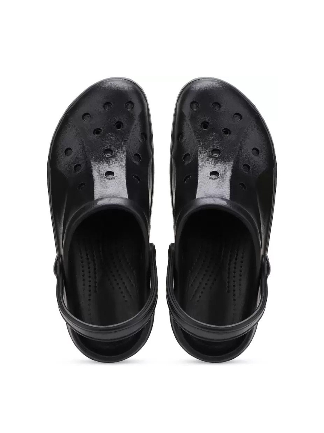 

PENNEN Men Self Design Clogs, Black