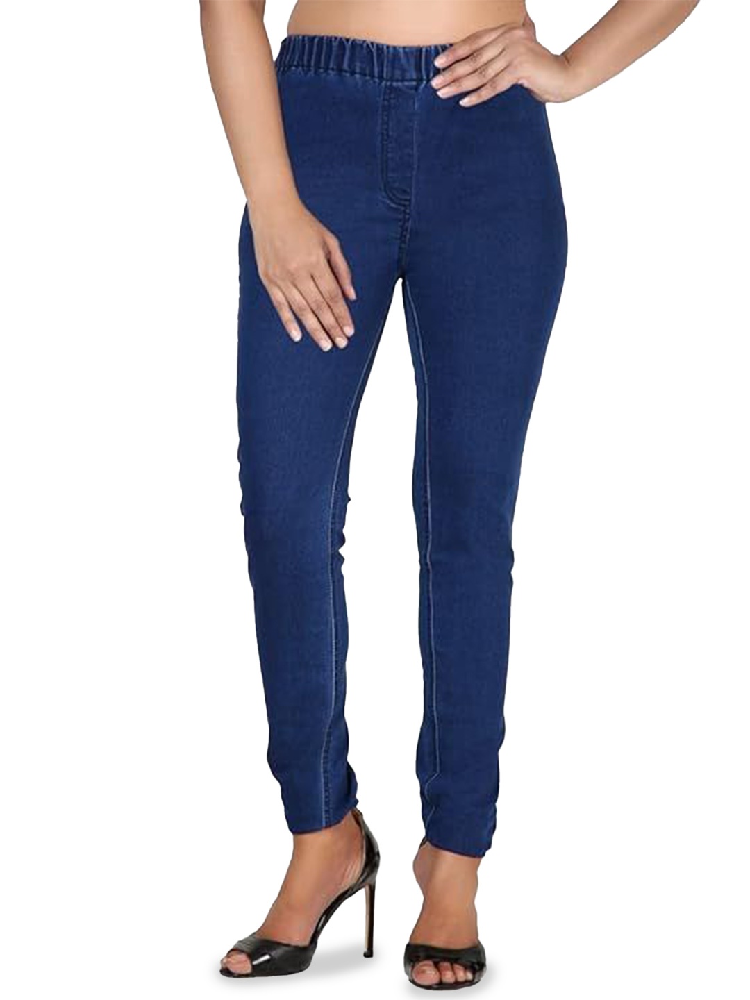 

FITWINGS Women Slim Fit Jeggings, Navy blue