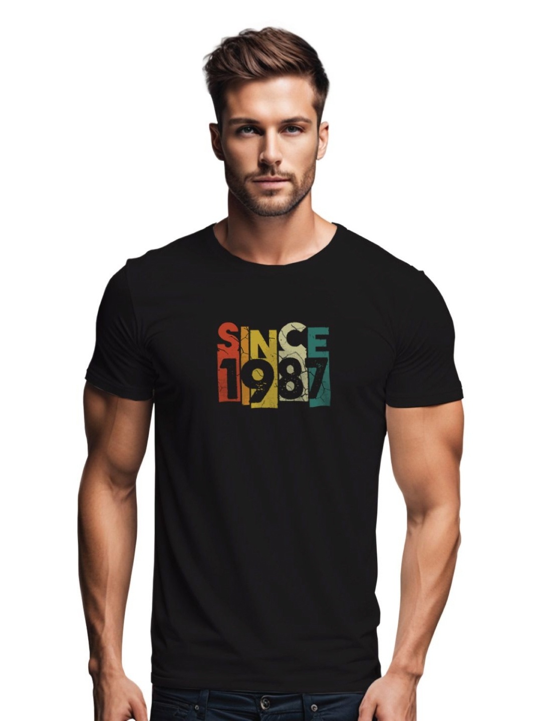 

Tantra Men Typography Printed Pockets T-shirt, Black