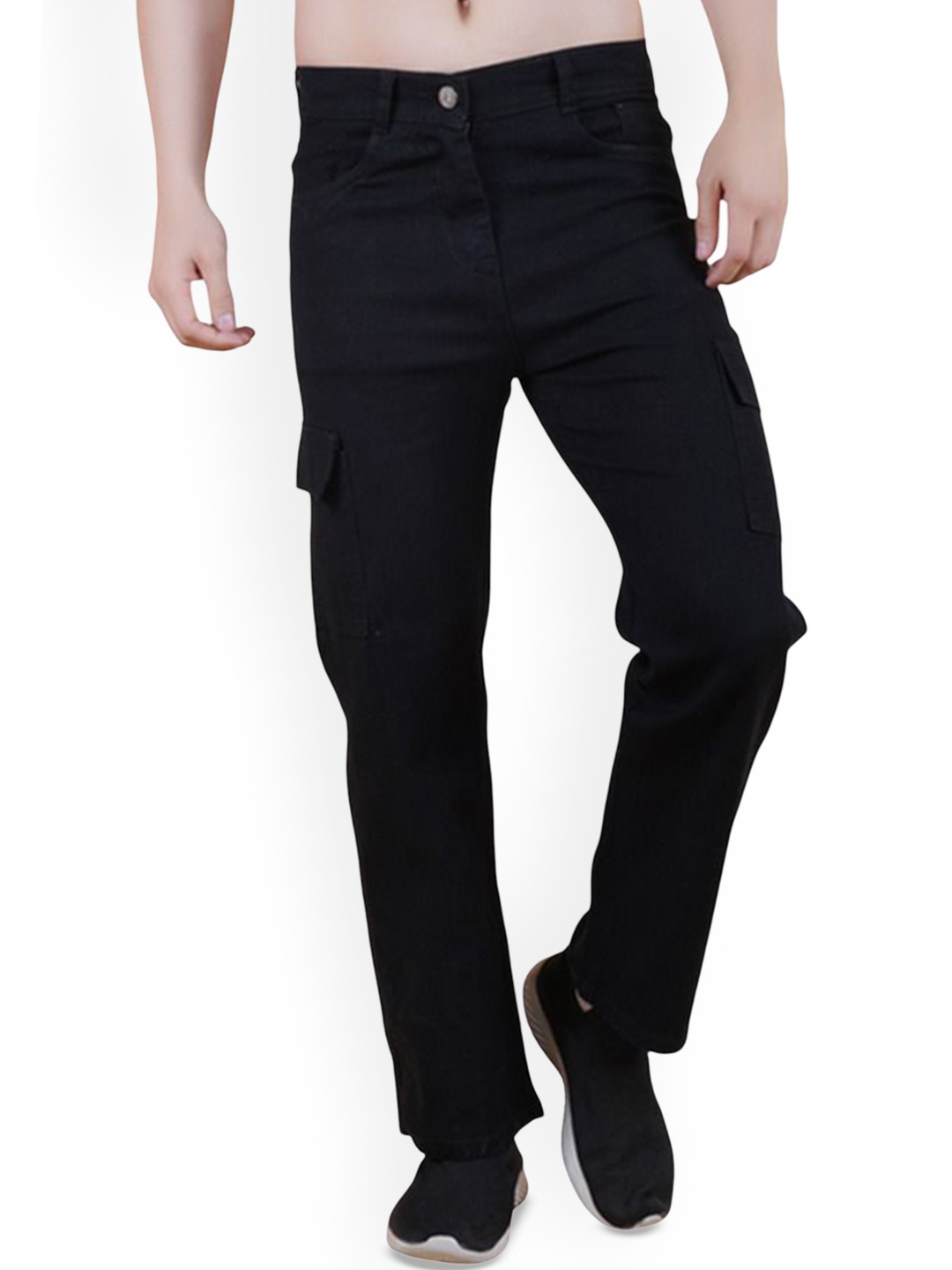 

LINARIA Men Classic Stretchable Jeans, Black