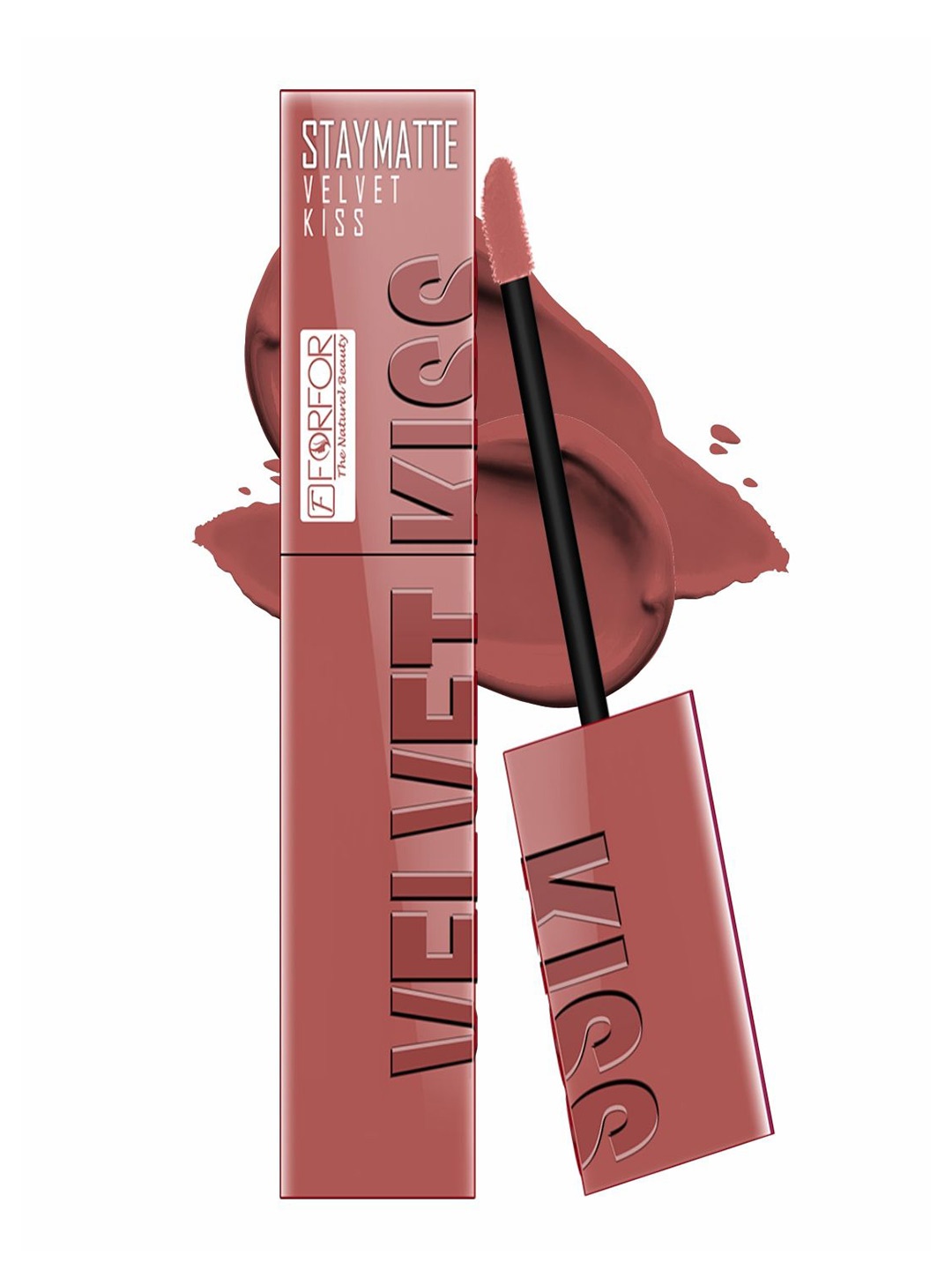

FORFOR Velvet Kiss Water & Smudge-Proof Matte Liquid Lipstick 3.5 ml Shade-05, Nude