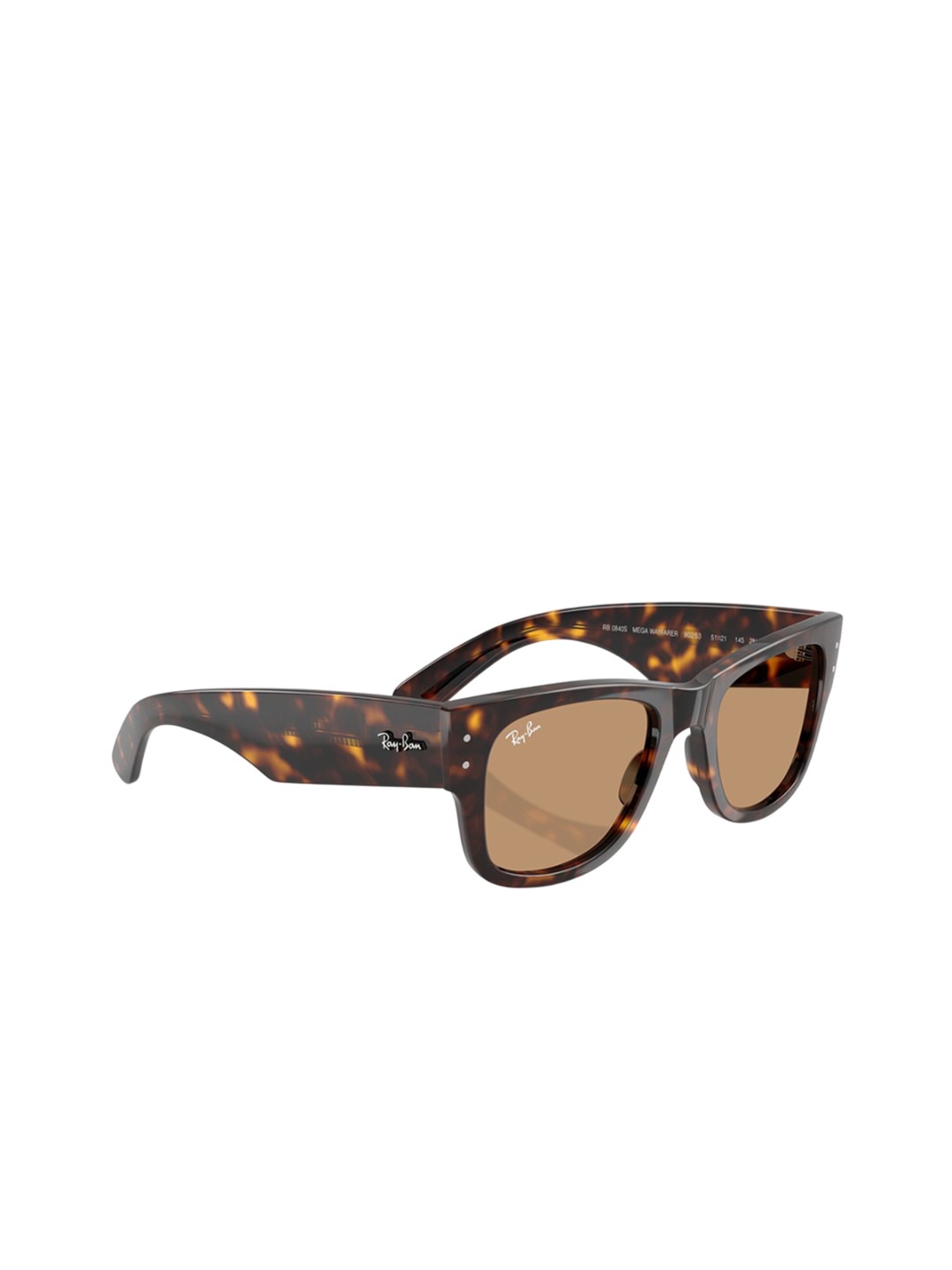 

Ray-Ban Unisex Square Sunglasses with UV Protected Lens 8056262484722, Brown