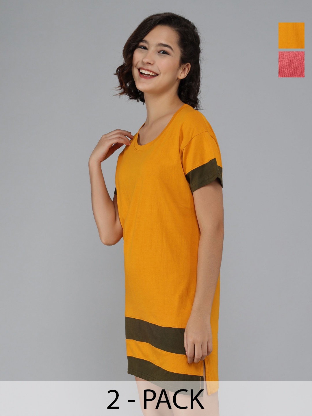 

Dreambe Women 2 Printed T-shirt, Multi
