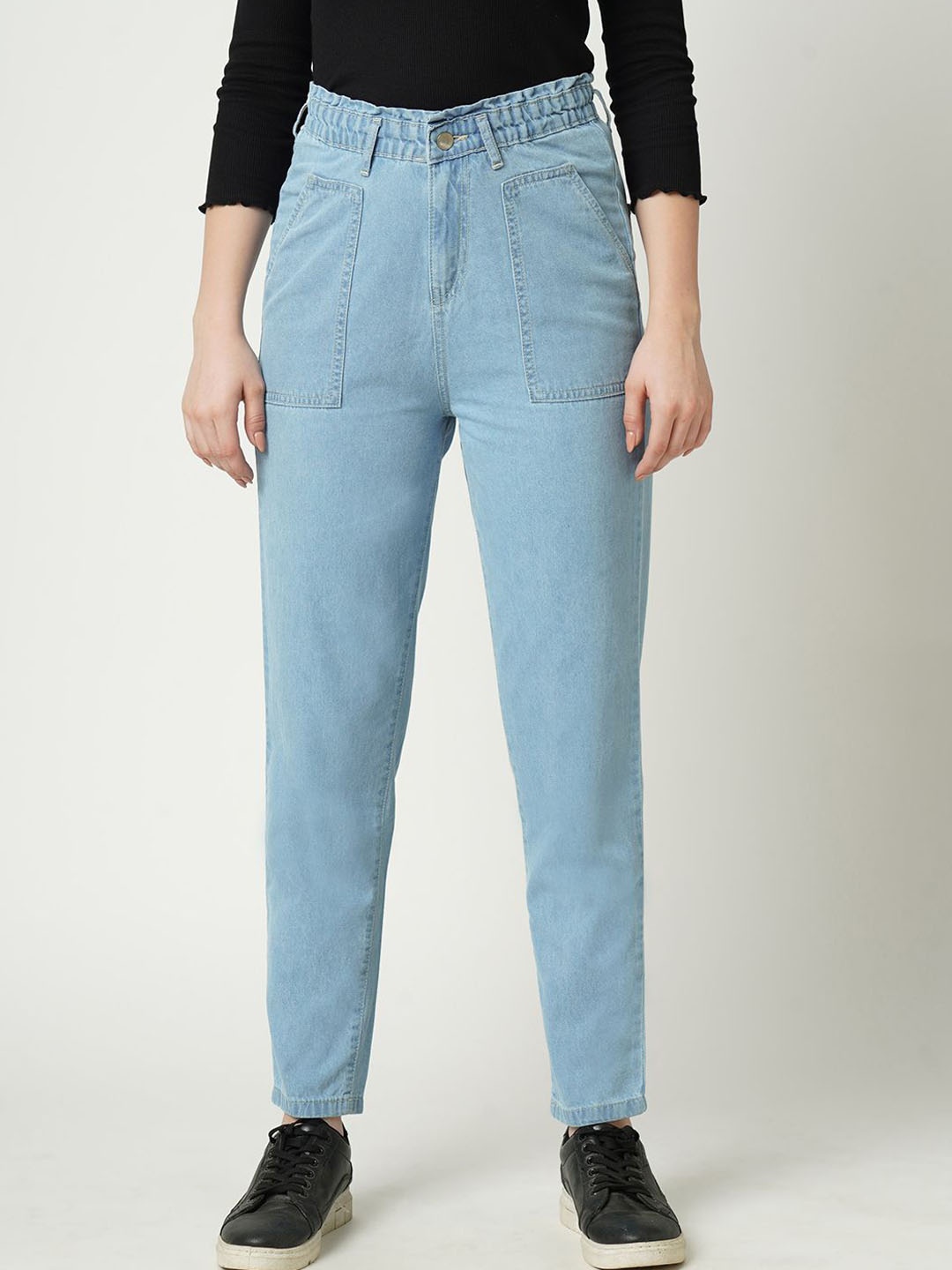 

Kraus Jeans Women High-Rise Light Fade Jeans, Blue