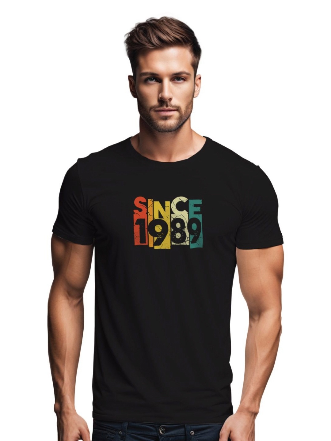 

Tantra Men Typography Printed Pockets T-shirt, Black
