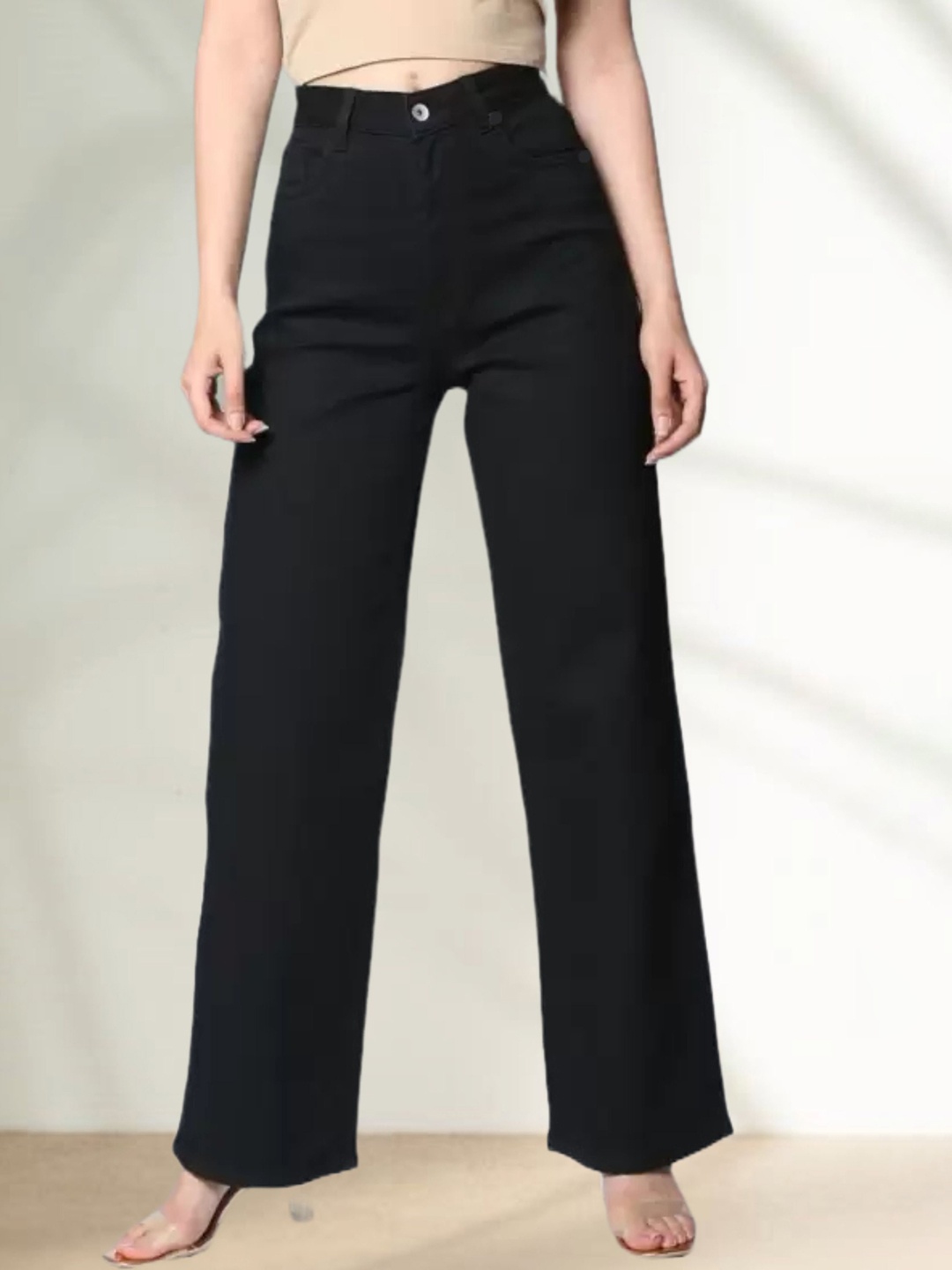 

LINARIA Women Classic Jogger Jeans, Black