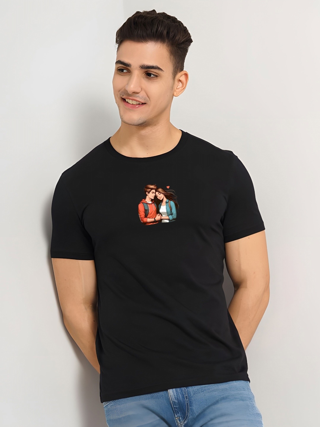 

KAIDO Men T-shirt, Black