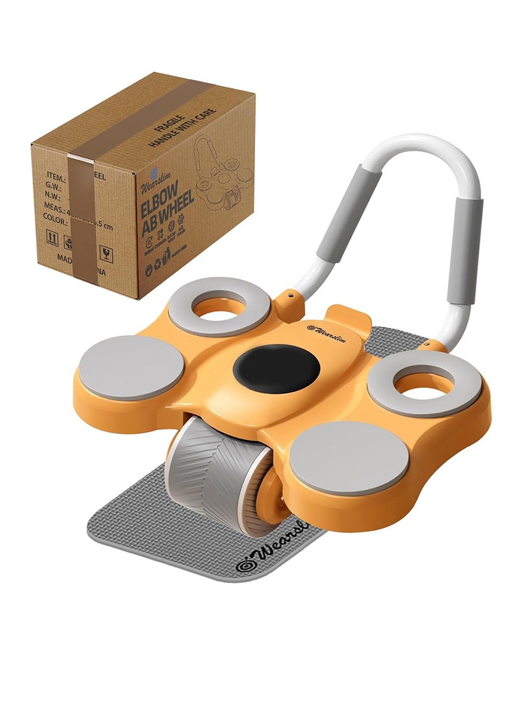 

Wearslim Advanced Ab Roller With Automatic Rebound, Yellow
