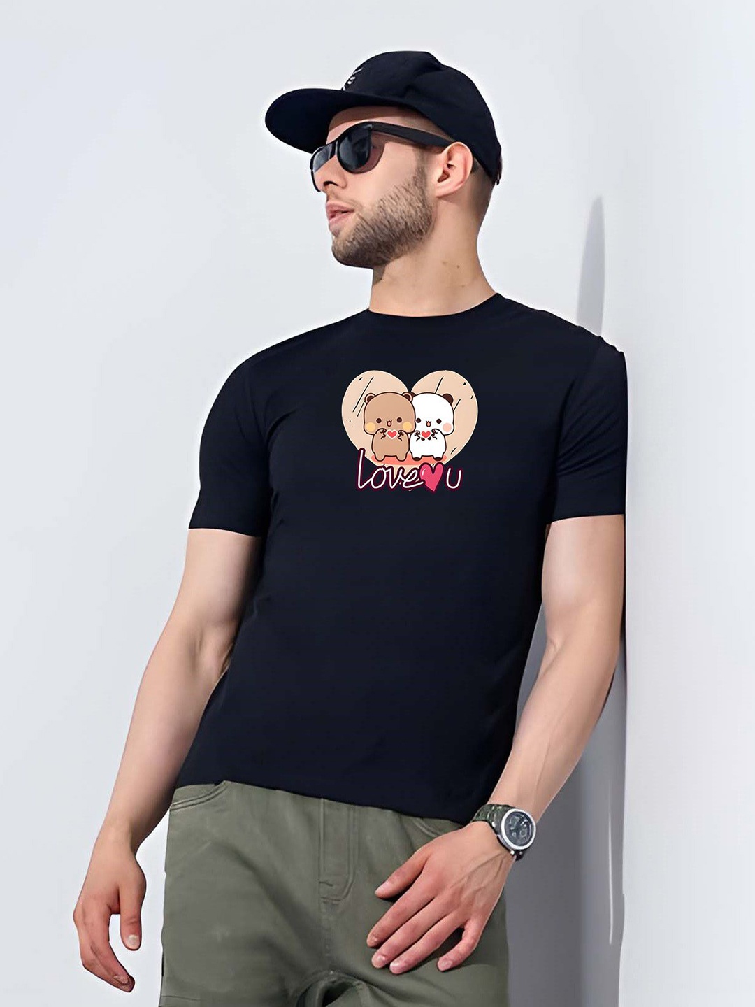 

KAIDO Men T-shirt, Black