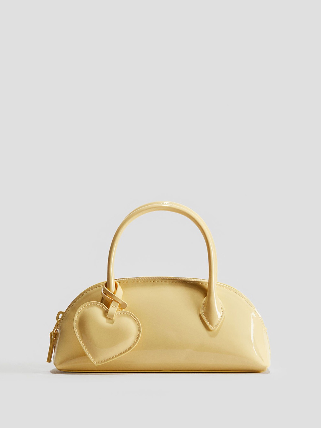 

H&M Patent Handbag, Yellow