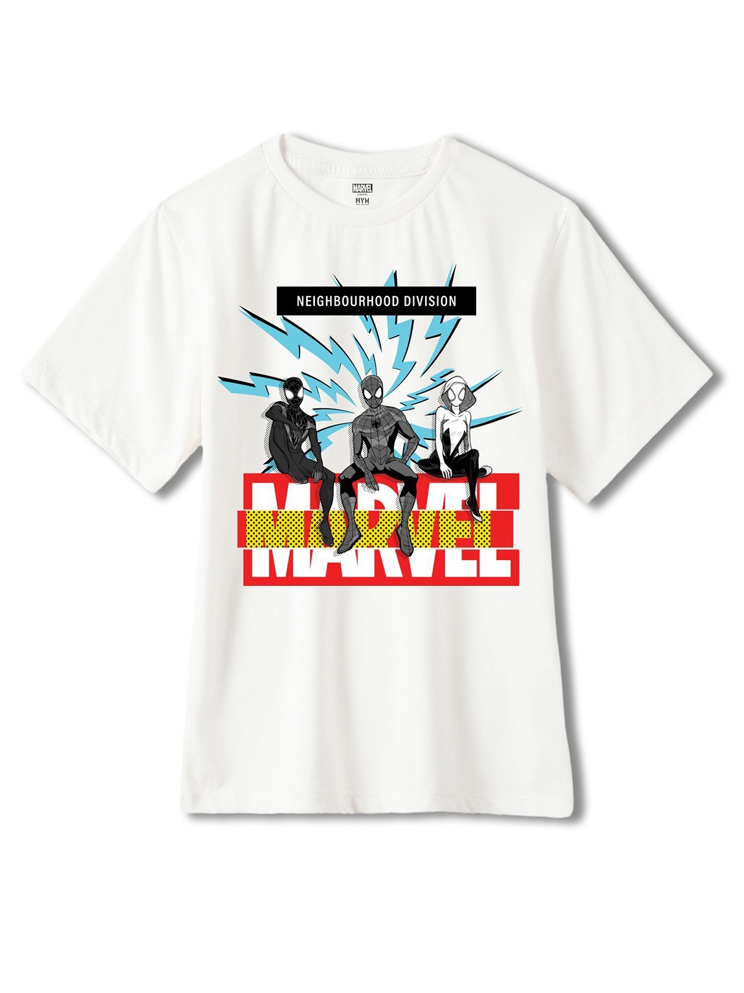 

Wear Your Mind Boys Printed Pure Cotton T-shirt, White