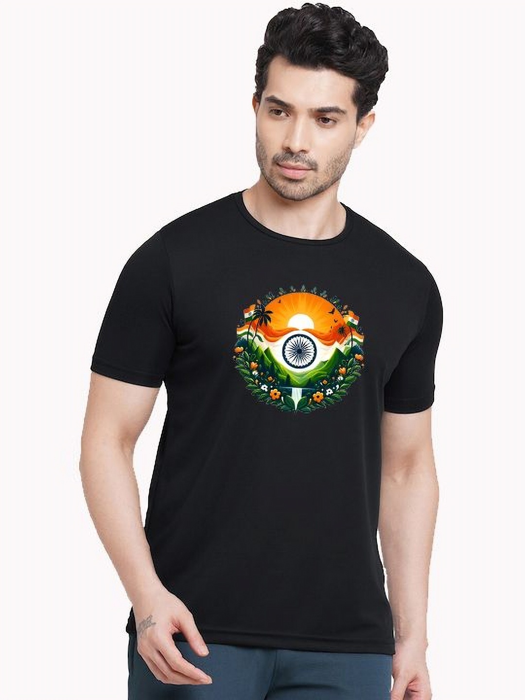 

KAIDO Men T-shirt, Black
