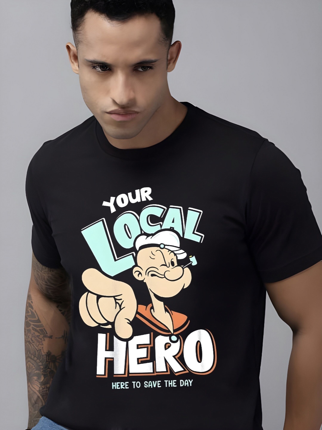 

KAIDO Men T-shirt, Black