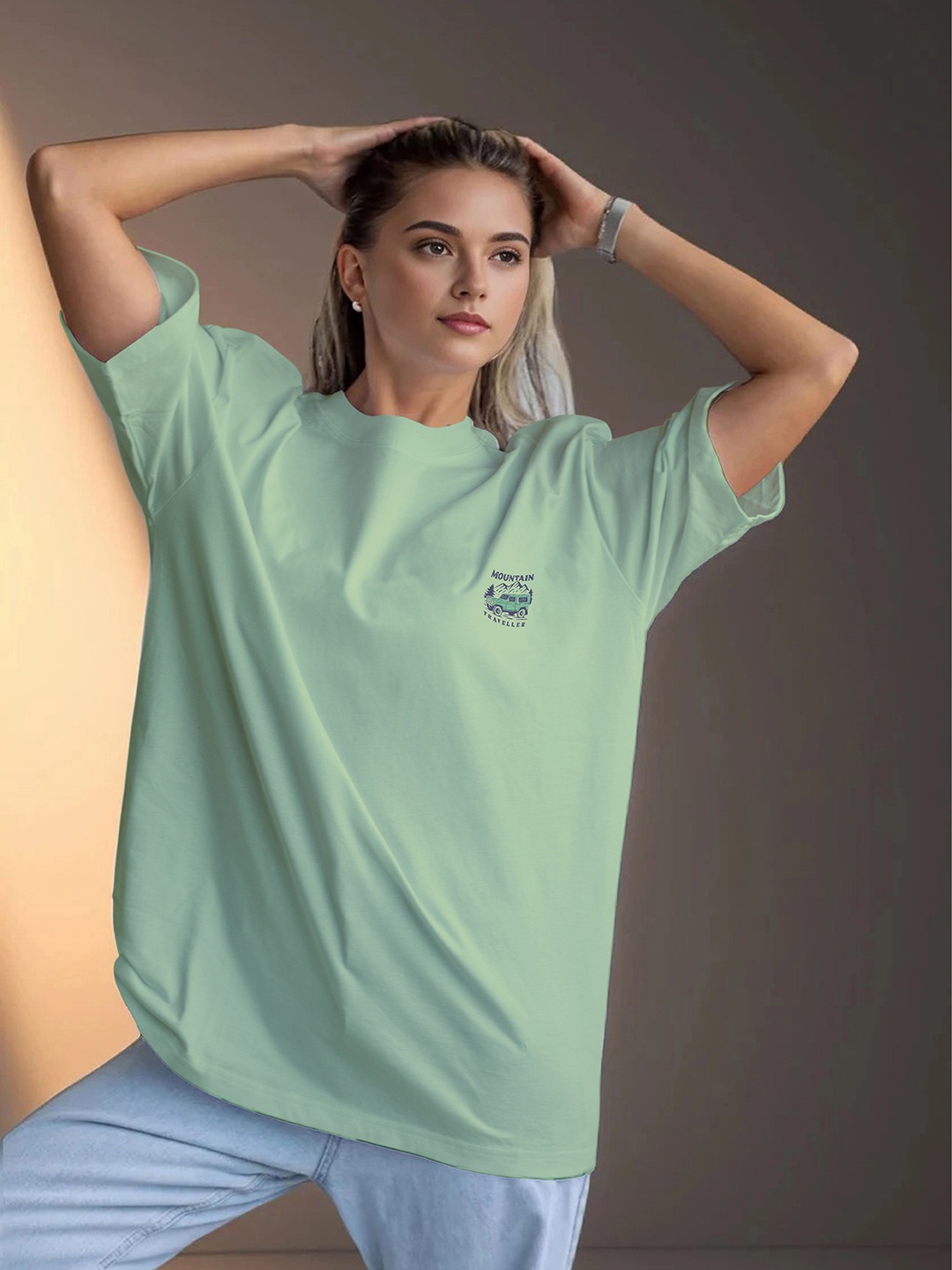 

Moda Rapido Women T-shirt, Sea green