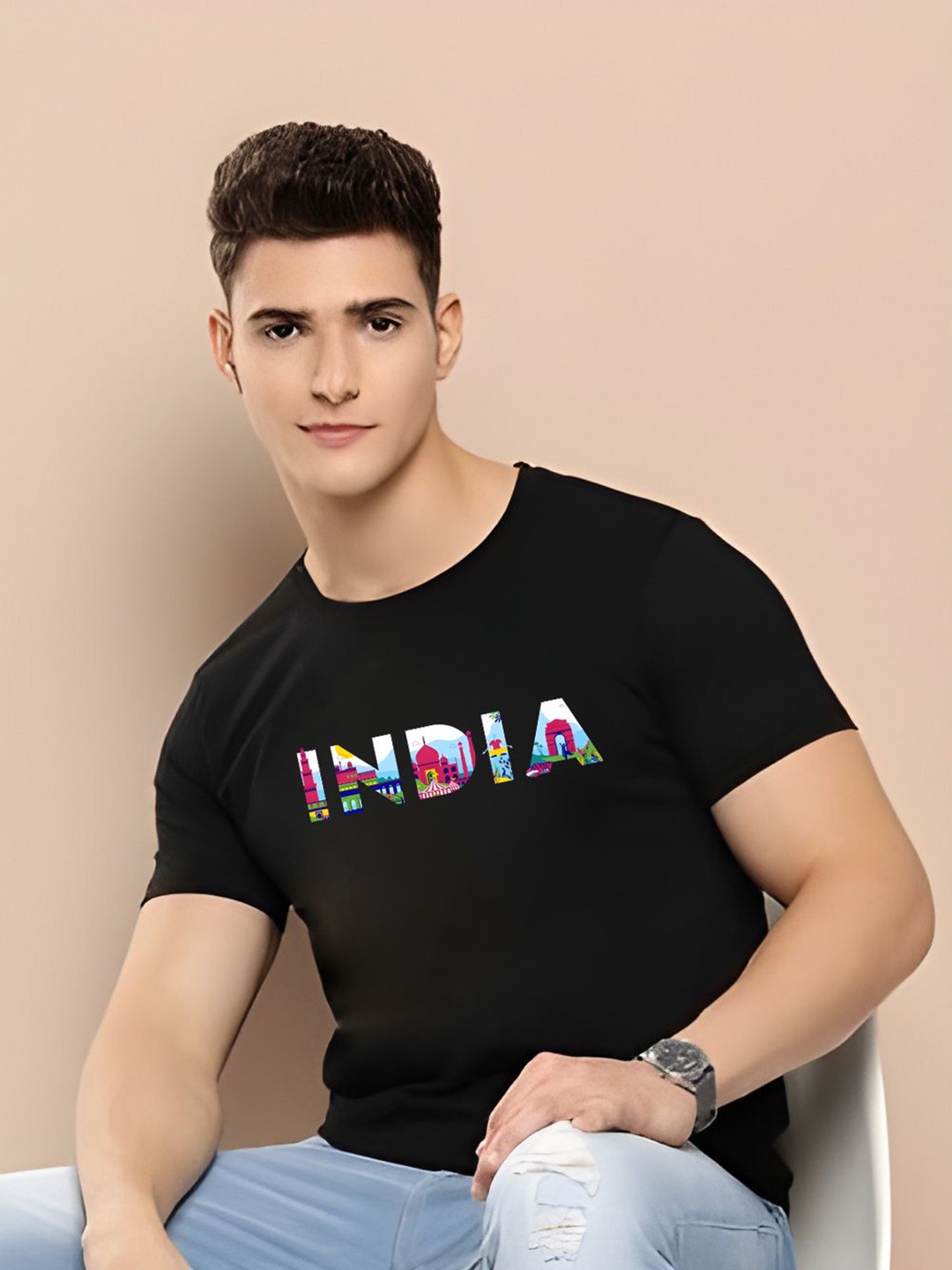 

KAIDO Men T-shirt, Black