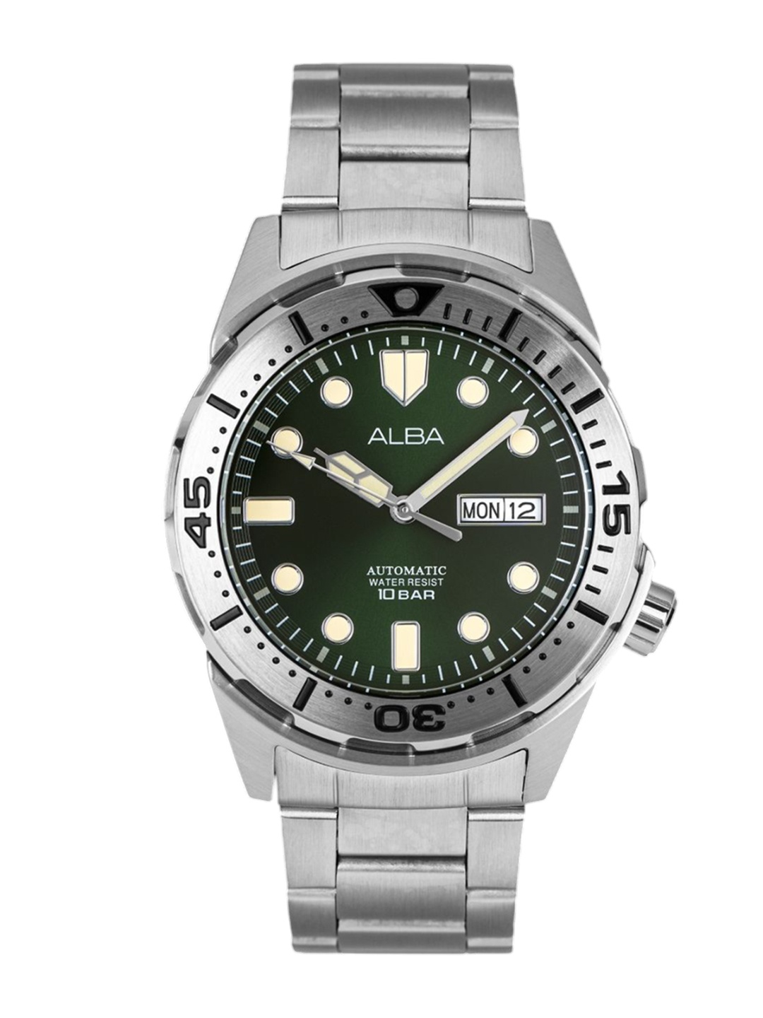 

ALBA Green Dial Automatic Watch- AL4371X1