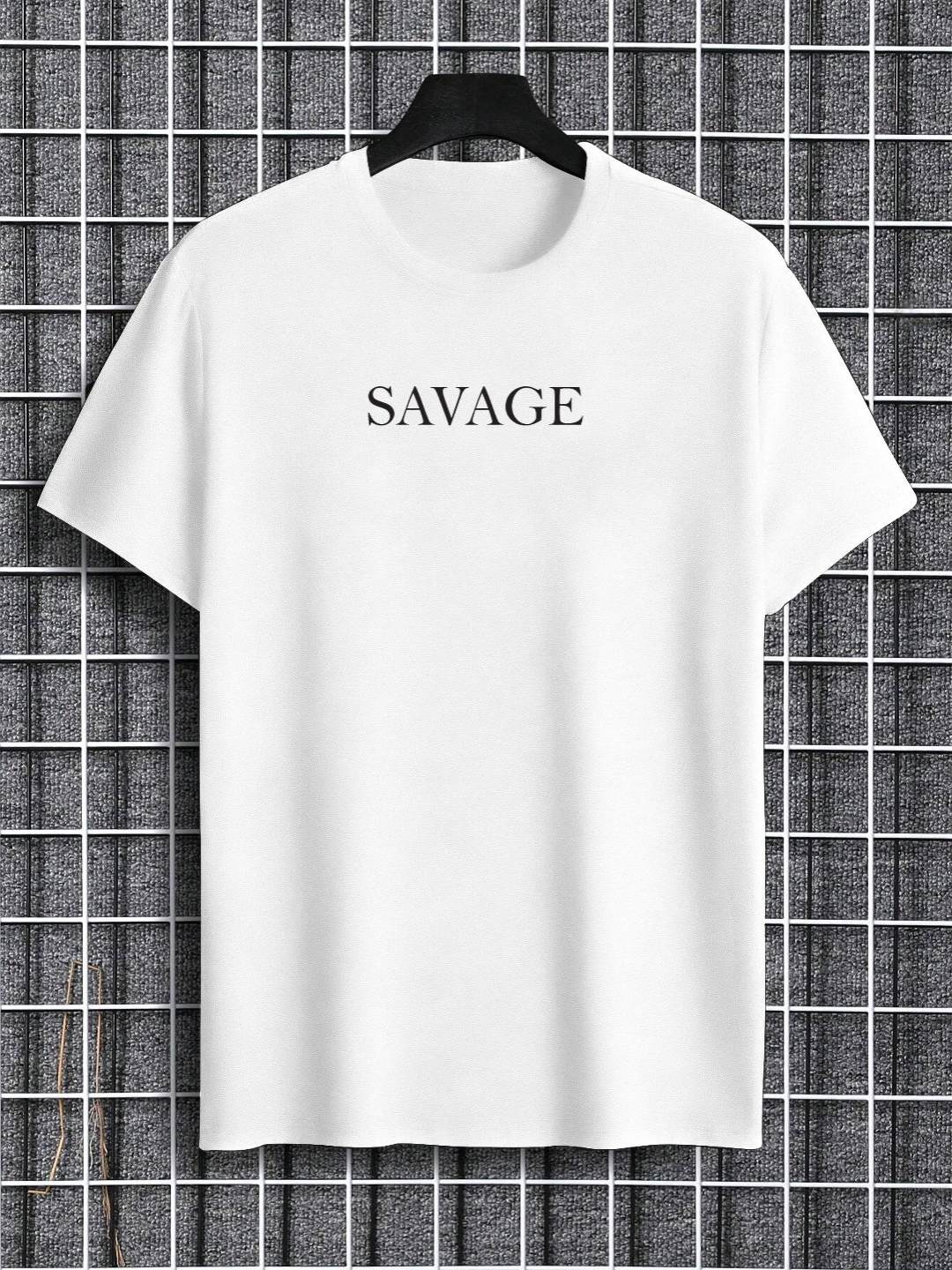 

TOGS & TERRE Women Typography Printed Organic Cotton T-shirt, White